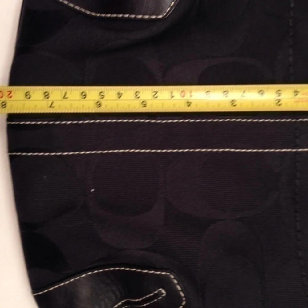 COACH y2k vintage ergo signature SIG C black HOBO BAG
